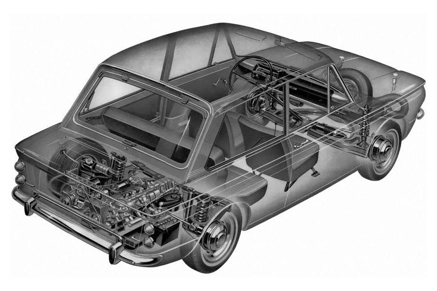 Схема Hillman Imp (Mk I) 1963 года  (EU) (фото 5 из 6)